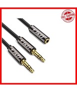 Durable 3.5mm Stereo Y Splitter Cable -  Gold-Plated Dual Output, 2 Feet - $458.70 MXN