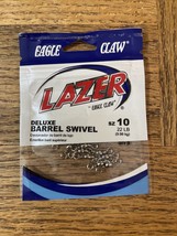 Eagle Claw Deluxe Barrel Swivel Hook Size 10 - $220.73 MXN