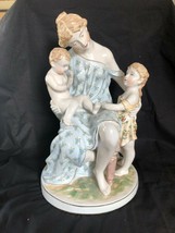 Very Large antique german porcelain group mother with children. Marked bottom - £399.84 GBP