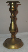 Vintage Brass Candlestick Holders made in India square Base 7.75” TALL - £10.05 GBP