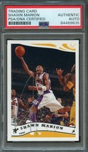 2005-06 TOPPS #210 Shawn Marion Signed AUTO PSA Slabbed Suns - £39.17 GBP