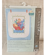Dimensions Baby Stamped Cross Stitch Kit Noah's Ark Quilt #73125 Vivid N... - $49.49