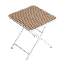 Modern Folding Square Table | Waterproof &amp; Durable PP Top - $3,056.76 MXN