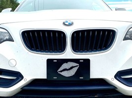 Hot Lips Car Tag Diamond Etched on Aluminum License Plate Great Gift Idea! - $22.99