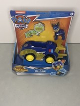 Paw Patrol Mighty Pups Super Paws Chase Deluxe Vehicle with Lights &amp; Sounds! NEW - £10.11 GBP