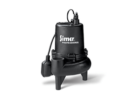 Simer 5965-01, 3/4 HP Professional Series Cast Iron Sewage Pump - Black - £309.77 GBP
