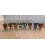 Vintage 8 of 12 DAYS of Christmas Glasses Indiana Glass TUMBLERS - 3-11 ... - £47.95 GBP