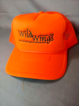 Wild Wings Hunt Club NJ Orange Baseball Hat Cap Mesh Back One Size Adjus... - £10.24 GBP