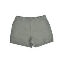 Patagonia Organic Cotton Shorts Womens 8 Olive Green Hiking Casual Outdoor - $22.15