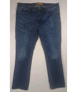 Seven7 Jeans Mens Size 38x34 Actual 38x32 Straight Fit Premium Denim Blue  - £17.38 GBP