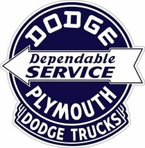 Dodge Plymouth Service Plasma Cut Metal Sign - £35.92 GBP