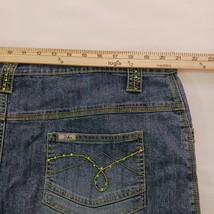 Defuze USA Brand Women's Blue Denim Front Zipper Skirt Stretch Size 22 Waist 42" image 5
