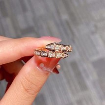 Ign popular titanium steel thin snake shape ring fashion simple snake bone ring women s thumb200