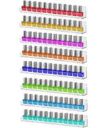 8 Pack Wall Mounted Shelf,Clear Acrylic Nail Polish Organizer Display, W... - $529.98 MXN