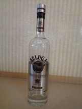 Vodka Beluga finest quality 750 ml. empty bottle - $29.70
