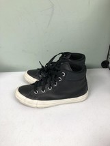 Converse Unisex Kids&#39; Chuck Taylor High Top Boot Sneaker 661906C Black S... - $26.20