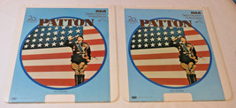 Patton 2 discs set RCA Selectavision VideoDiscs CED Video Disc videodisc Movie - £10.07 GBP