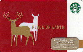 Starbucks 2014 Peace On Earth Collectible Gift Card New No Value - £2.35 GBP