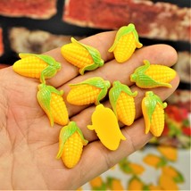 RESIN MINI CORN flat back cabochons for DIY crafts Small gift in box for... - £6.36 GBP+