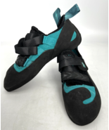 Evolv Kronos Rock Climbing Shoes - Black/Teal 8.5-USM 9.5-USW 41.5 - €50,83 EUR