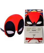 Marvel DEADPOOL Mask Junior/Adult GLASSES (Height: 5&quot;) - £8.18 GBP