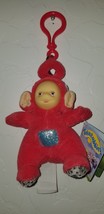 Official Vintage 1998 &quot;LAA LAA&quot; Teletubbies Key Chain-Change Purse Plush Doll  - £20.08 GBP