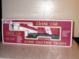 K-Line CNJ Classic Crane Car K-6814 0/0-27 6814 Exc. in Box Central New ... - £31.44 GBP
