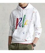 Polo Ralph Lauren Splatter Paint Logo Hoodie Sweatshirt ( S ) - $3,637.44 MXN