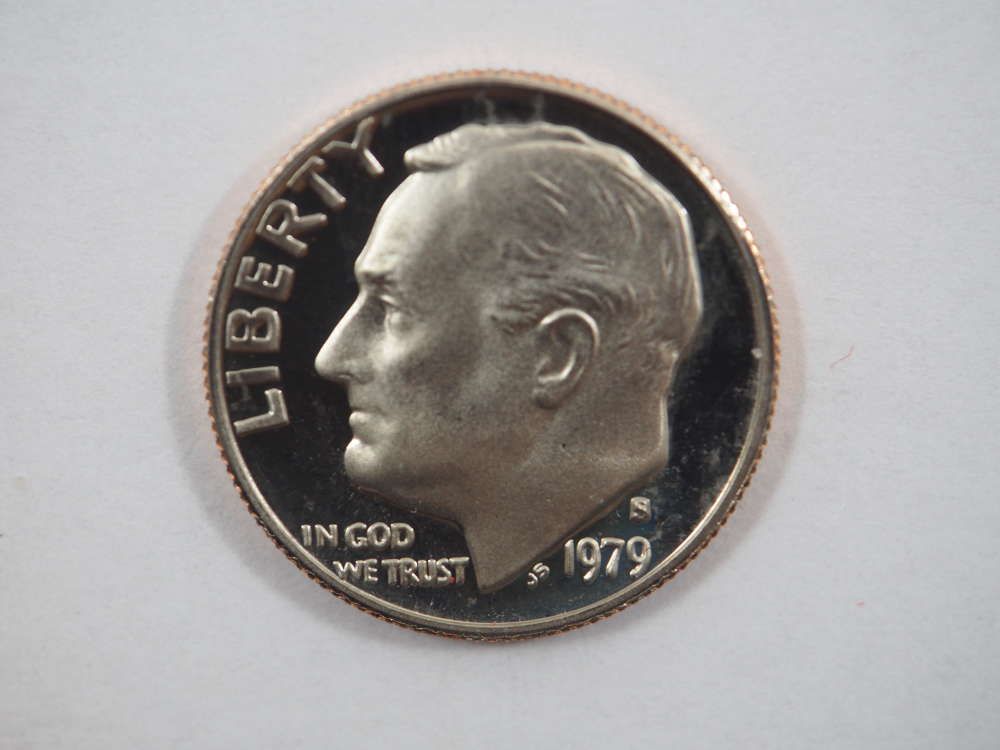 1979 S Roosevelt Clad Dime Proof GEM US Coin Proof (PF) - SKU 107USDMCL - $2.95