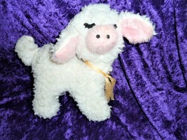 Vintage Stuffed Plush White Musical Wind Up Lamb Sheep Lullaby Mary Had a Little - £47.47 GBP