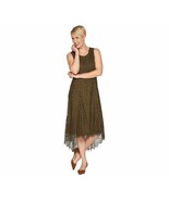 Isaac Mizrahi Live!  XX Small Hi-Low Lace Maxi Dress in Camo Green - $13.02 CAD