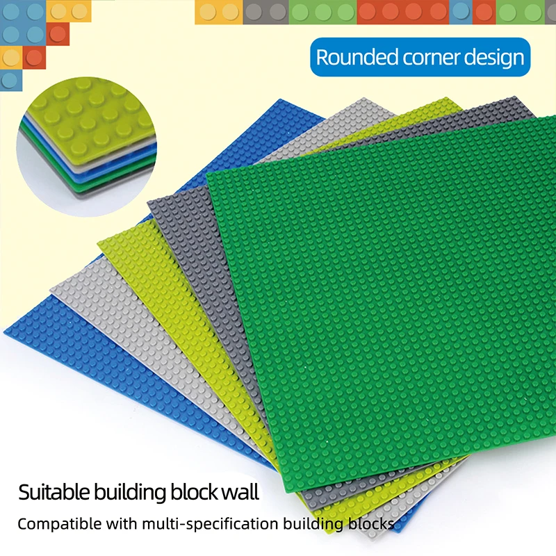 ClBic Baseplate 50x50 Dots Building Blocks Bricks Base Plates DIY Plastic Board  - £18.78 GBP