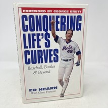 Conquering Life&#39;s Curves Baseball Battles Beyond Ed Hearn HC DJ 1996 SIGNED 1st - £7.77 GBP