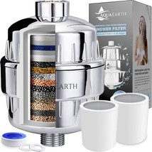 Aqua Earth Shower Filter For Hard Water Shower Head Filter To Remove Chl... - $38.99