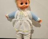 Uneeda Doll, Vinyl Doll in Blue &amp; White Outfit - No Box - Antique Doll - $19.34