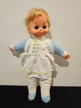 Uneeda Doll, Vinyl Doll in Blue &amp; White Outfit - No Box - Antique Doll - $19.34