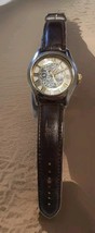 Vintage Men&#39;s Beverly Hills Polo Club Gold Black Silver Tone Watch New B... - $296.58 MXN