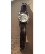 Vintage Men&#39;s Beverly Hills Polo Club Gold Black Silver Tone Watch New B... - $15.80