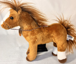 Breyer Quarter Horse Plush Brown Aurora 13 inches Equestrian Stuffed - £9.74 GBP