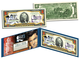 ELVIS PRESLEY * 75th Birthday * Legal Tender U.S. $2 Bill *OFFICIALLY LI... - $20.24 CAD