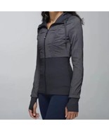 Lululemon Women&#39;s Reversible Dance Studio Jacket Hoodie Full Zip Black G... - £72.96 GBP