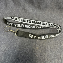 VINTAGE Route 66 LANYARD KEY CHAIN Get Your Kicks Main Street USA - $11.88