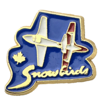 Snowbirds Canada Aviation Airshow Acrobatic Airplanes Vintage Pin Stunts - $9.95