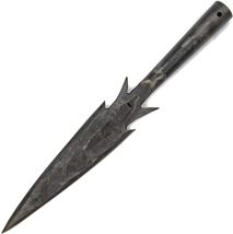 NauticalMart Hand-Forged Corsair Flying Barbed Spear Head 12 Inches Viking Throw - £38.75 GBP