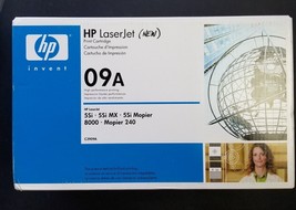New Genuine HP 09A Black Toner Cartridge - $58.74