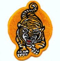5&quot; Usn Navy VA-65 Tiger Medium Orange Embroidered Patch - £31.59 GBP