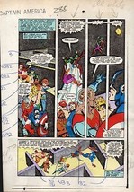 1983 Zeck Captain America 288 Marvel Comics color guide artwork page 16:... - £48.36 GBP