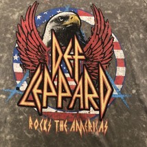 Def Leppard Band Tee Size Small T Shirt Rocks The America. Burn Out Relaxed - $12.19