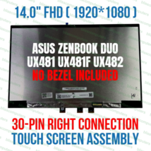 ASUS ZenBook Duo 14 UX482 Touch Top Assembly 14&quot; 1920x1080 Blue - £98.77 GBP