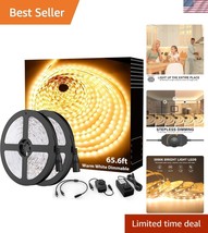 Versatile 65.6ft Dimmable LED Strip Light for Under Cabinet and Holiday ... - $56.50